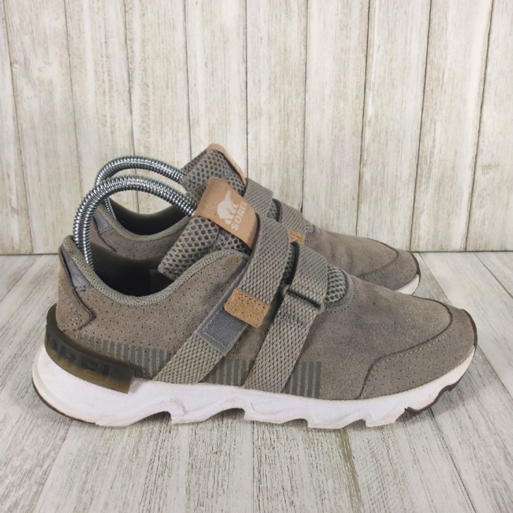 Sorel Kinetic Lite Strap Leather Sneakers Women's 6.5